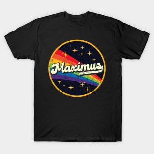 Maximus // Rainbow In Space Vintage Grunge-Style T-Shirt